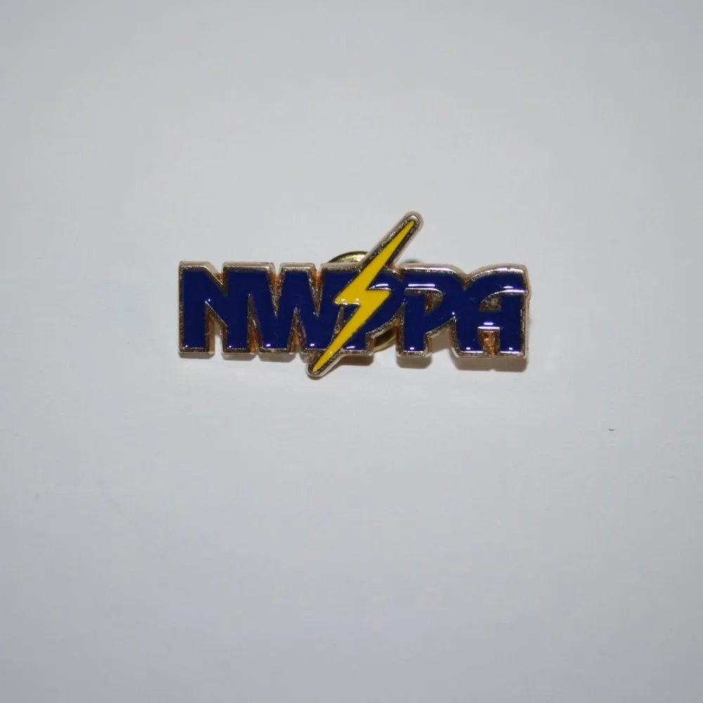 🔷⚡ NWPPA Lapel Pin · Northwest Public Power Association · 1.5